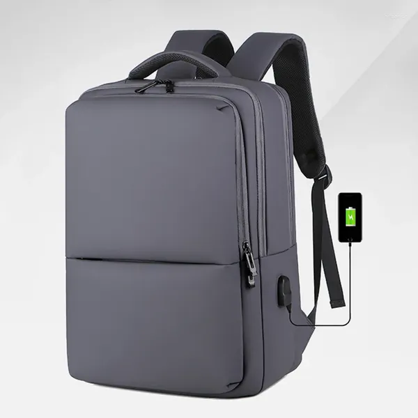 Mochila USB de gran capacidad para hombre, bolsa de equipaje de viaje impermeable, embarque de negocios, ordenador de 17 pulgadas, almacenamiento al aire libre, Y82A