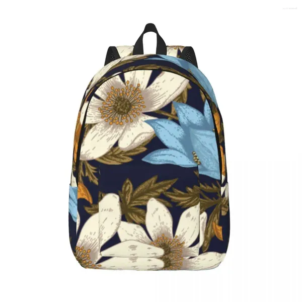 Mochila Vintage Flores Unisex Bolsa De Viaje Mochila Mochila Mochila