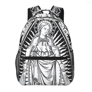 Mochila Virgen María Para Niñas Niños Mochila De Viaje Mochilas Mochila Escolar Adolescente