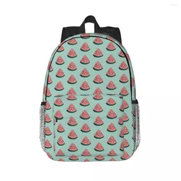 Sac à dos pastèque d'été fruit melon melon amant garçons bookbagbag enfants sacs scolaires de voyage sac à sacs à sacs