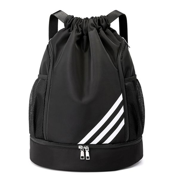 Mochila impermeable gimnasio fitness viaje deporte bolsa portátil senderismo escalada mochila baloncesto fútbol bolsa combo seco húmedo separación bolsa 230830