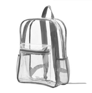 Sac à dos Sac à école transparent imperméable fille grande capacité sac à dos solide clear sac à dos masculin