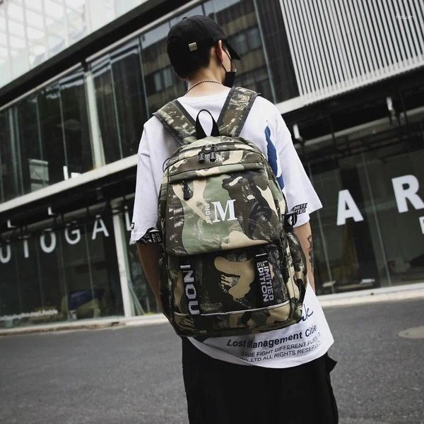 Mochila Weysfor Camuflage Color Laptop Bolsos para el hombro para hombres Mujeres Bolsa de escuela Mochilas Estudi