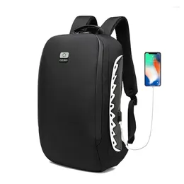 Sac à dos weys pour grandes entreprises USB Charge externe 15,6 pouces ordinateur portable Men de voyage antivol antivol voyage