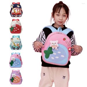 Mochila al por mayor Cute Cartoon Children's Bookbag Kindergarten Schoolbag 4-8 años Bebé Preescolar Bolsa para niños pequeños