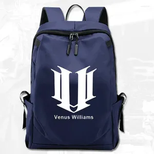 Sac à dos williams vw daypack bleu noir gris gris scolaire star star rucksack sport school sac d'ordinateur portable pack