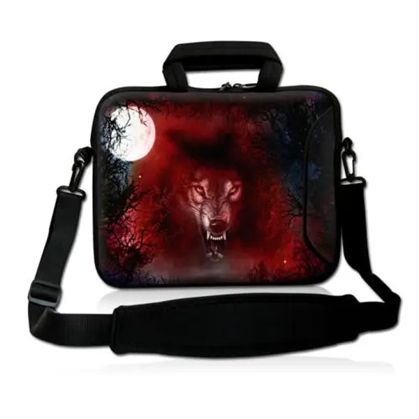 Mochila Wolf 9.7 10 11.6 13 14 15 15 17 pulgadas Case de manga de tableta PC Bolso de hombro para portátil 13.3 15.4 15.6 Cubierta de computadora para ASUS Acer HP Dell