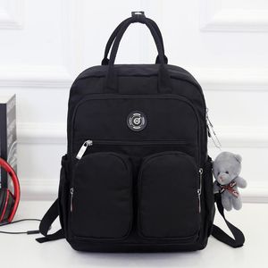 Rugzak vrouwen canvas rugzakken snoepkleur waterdichte schooltassen voor tieners meisjes laptop meer rits 2022backpack