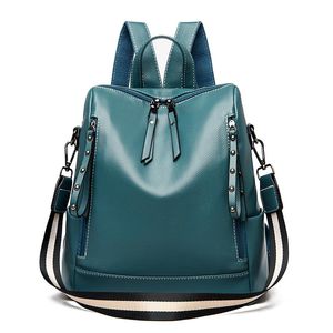 Backpack Women Designer High Quality Leather Bag Fashion School Bags Large Capacity Travel Backpacks Mochila Sac A Dos