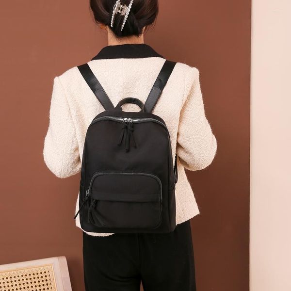 Mochila para mujer, tela Oxford duradera, 2023, mochila escolar para estudiantes, mochila informal para adolescentes y niñas, mochila de viaje para la universidad, mochila pequeña de moda