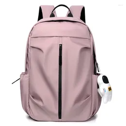 Backpack Tendance de la mode féminine 2024 Zipper Business Leisure Computer Sac USB Charge Outdoor Travel Cool Student