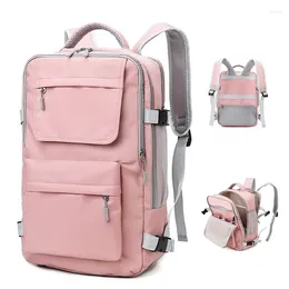 Backpack Voyage multifonctionnel pour femmes avec USB Charging Port ordinateur portable Bag du sac d'ordinateur