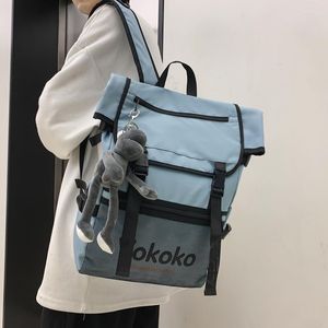 Mochila impermeable para mujer, bolso de hombro a la moda, Mochila negra para niñas, Mochila de viaje, Mochila escolar para adolescentes, Mochila de nailon