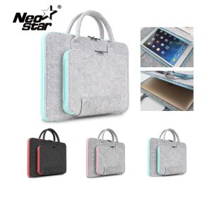 Sac à dos en feutre de laine pour ordinateur portable, sacoche pour Mac 11 13 15 17, mallette pour Macbook Air Pro Retina et Lenovo