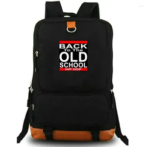 Sac à dos xzibit noir vers l'ancien sac à école Musique Rucksack Satchel Bag Pack de jour d'ordinateur portable