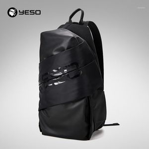 Rugzak Yeso Heren Waterdichte laptop voor 15,6 inch reisbedrijf Zwarte tiener mode multifunctionele Bag1