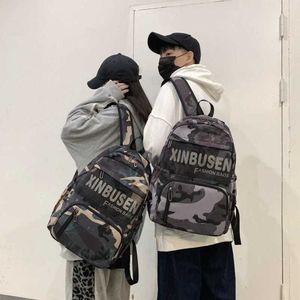Backpackbackpack Ins Korean Junior High School School Tas Outdoor Backpack Travel Heren en Dames Fashion veelzijdig 230228