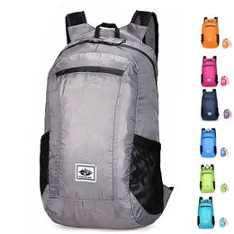 Sacs à dos 10L20L léger Portable pliable sac à dos étanche sac pliant ultraléger sac extérieur pour femmes hommes voyage randonnée 230824