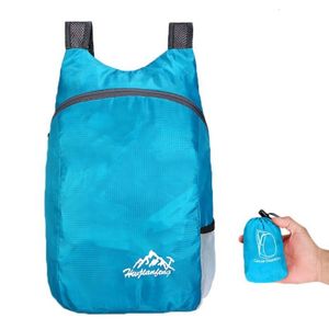 Sacs à dos 20L léger extérieur pliable ultraléger sac à dos pliant Camping randonnée voyage sac à dos sac de Sport pour hommes femmes 230824