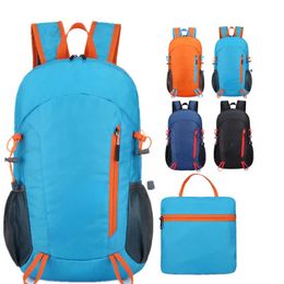 Paquetes de mochilero de mochila 20L Portable mochila plegable Bolsa de montañismo ultraligero de escalada al aire libre Ciclismo de viaje de viaje Daypack 230824