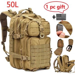 Backpackpakketten 30L/50L 600D Nylon Waterdichte militaire water rugzak mannen Outdoor Army Tactische rugzakken Sportcamping Treking Visjachttas P230510
