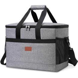 Backpackpakketten 32L zachte koeler met harde voering grote geïsoleerde picknicle lunch koeltas voor kampeerbarbecue en huis buitenactiviteiten p230524