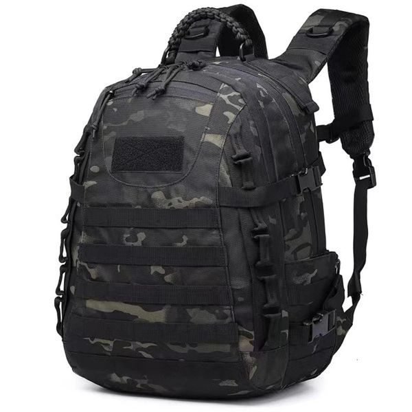 Backpacking Packs Mochila militar de alta capacidad de 35L, mochila para acampar para hombres, tácticas impermeables, Molle militar, escalada, senderismo, bolsa de viaje, mochila al aire libre 231117