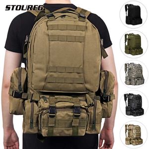 Sacs à dos 50L Sac à dos tactique pour hommes Randonnée Trekking Sac à dos pour hommes Voyage Sport Sac Chasse SacsOutdoor Armée Militaire Sacs à dos 50L J230502