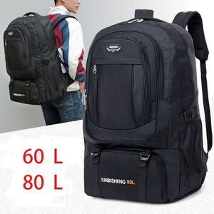 Backpackpakketten 60/80L Outdoor grote capaciteit Travel Backpack Men Women Travel Bag Sport Backpack Mountaineering Travel Backpack P230510