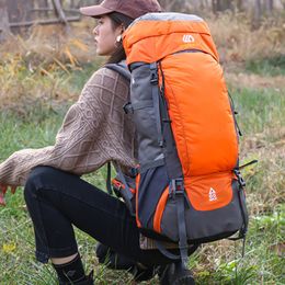 Backpacken Packs 65L Camping Rugzak Grote Capaciteit Outdoor Klimtas Waterdicht Bergbeklimmen Wandelen Trekking Sporttassen 230607