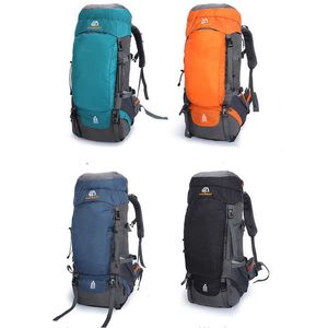 Sacs à dos 65l sac à dos de voyage unisexe imperméable à l'eau sac respirant résistant à l'eau randonnée en plein air camping alpinisme de grande capacité P230510