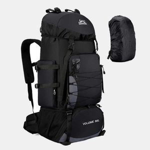 Paquetes de mochilero 80l 90l mochila grande para acampar hombres mujeres bolsa de viaje equipaje senderismo bolsas de hombro escalada al aire libre trekking bolsa de viaje P230510