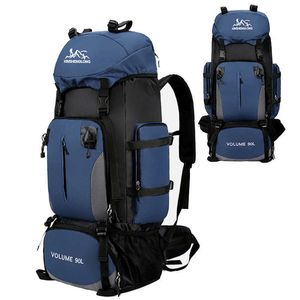 Backpackpakketten 90l wandelende rugzak man grote capaciteit buiten bergsporttassen voor vrouwelijke mannen trekking camping reizen rugzak klimtas J230502