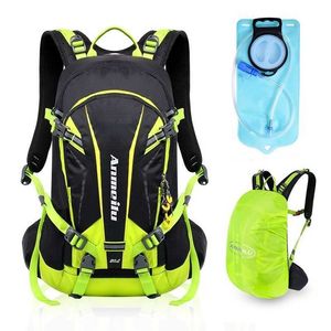 Paquetes de mochilero Anmeilu impermeable dwaterproof mochila de agua ciclismo 20l unisex senderismo correr paquete de hidratación vejiga bolsa de camping con impermeable P230510