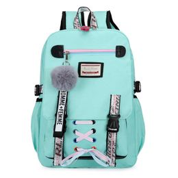 Sacs à dos Sacs d'école décontractés sac à dos d'école de mode charge sac à dos usb sac extérieur équipement de camping P230510