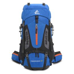 Backpackpakketten Gratis Knight 2022 60l rugzak met regenbodem Sporttas Nieuwe waterdichte bergbeklimmen Hiking Camping Backpack Mochila J230502