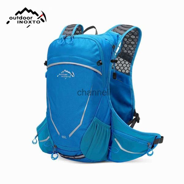 Paquetes de mochilero INOXTO Mochila de ciclismo 16L Mochila impermeable al aire libre MTB Bolsas para bicicletas Maratón Deporte Camping Senderismo Hidratación Mochila para bicicleta YQ231127