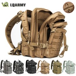Backpacking packs mannen leger militaire tactische rugzak 1000D polyester 30L 3p softback outdoor waterdichte rugzak wandelen camping jachtzakken 230410