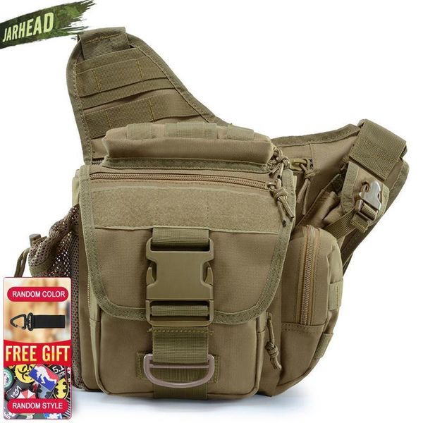 Backpacking Packs Military Tactical Shoulder Bag 900D Oxford Men Outdoor Camera Bag para escalar Camping Pesca Trekking Molle Army Bag 9 colores 230629