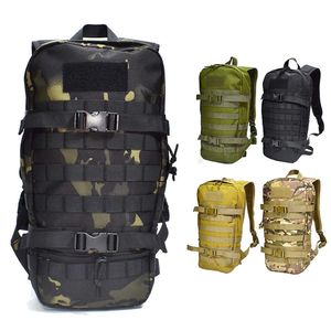 Backpackpakketten Molle Tactical Army Backpack Outdoor Camping Klimmen Kettle Bag Mountaineering wandelen Rugzakken Militair waterdicht water P230510