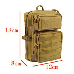 Sac à dos Packs Multifonction tactique étui militaire molle hanche taille pochette portefeuille étui téléphone camping sacs randonnée chasse paquet P230511