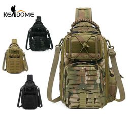 Backpackpakketten Nieuwe tactische militaire trekking Backpack Army Bag Nylon Large Outdoor Sport Hunting Camping Hiking Climbing Travel Bags X268D J230502