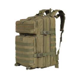 Backpackpakketten Outdoor 3p aanval Tactische rugzak Hoge capaciteit Camouflage Sport Mountaineering Backpack Army Fan Equipment Camping Backpacks P230508