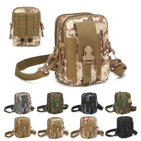 Sacs à dos Sacs de plein air Outdoormen Tactique Molle Poche Ceinture Taille Pack Sac Petite Poche Militaire Courir Voyage Camping Dos Souple 230925