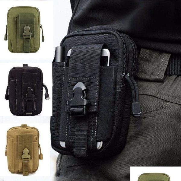 Sacs à dos en plein air militaire tactique sac étanche cam taille ceinture sport armée sac à dos portefeuille pochette téléphone pour voyage Hiki Dhzqc