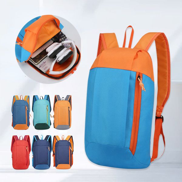 Sacs à dos Sports de plein air léger sac à dos étanche voyage randonnée sac de voyage fermeture éclair ceinture réglable Camping sac à dos hommes femmes enfant 230824