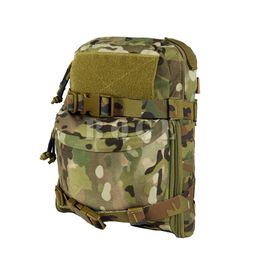 Backpackpakketten Outdoor Tactical Water Tas 500D Lichtgewicht Waterdichte rugzakhanghangende Molle System EDC Action Vest Hunting Pouch 230822