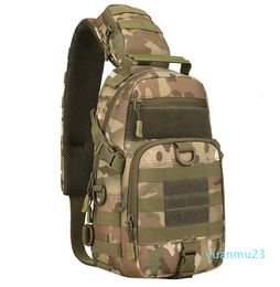 Backpacken Packs Protector plus tactische sling borst pack molle militaire nylon schouder 23 mannen crossbody tas militaire buitenwandeling fietstas 230410