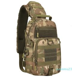 PACKPACKINGS PACKS Protector Plus Tactical Sling Coffre Pack MOLLE Military Nylon épaule 23 hommes Sac à bandoulière Military Outdoor Randonnée Bag de cyclisme 230410