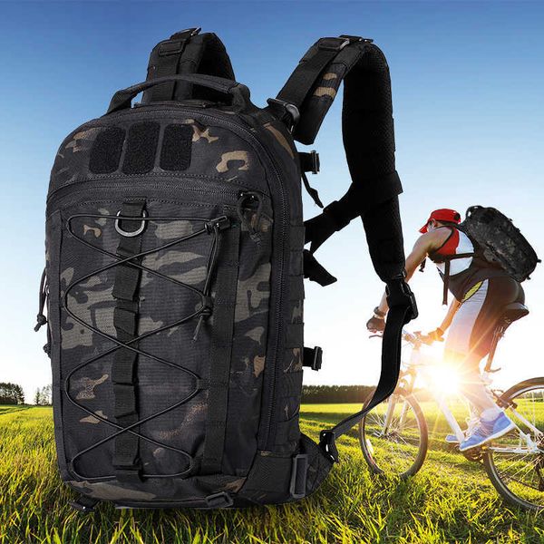 Backpacking Packs Tactical Cycling Camping Sac à dos Sac militaire Amy Men Outdoor Sports MOLLE RADKING HYDRATION HYDRATION CALPING SACS DE CHAPPOS XA297A J230502